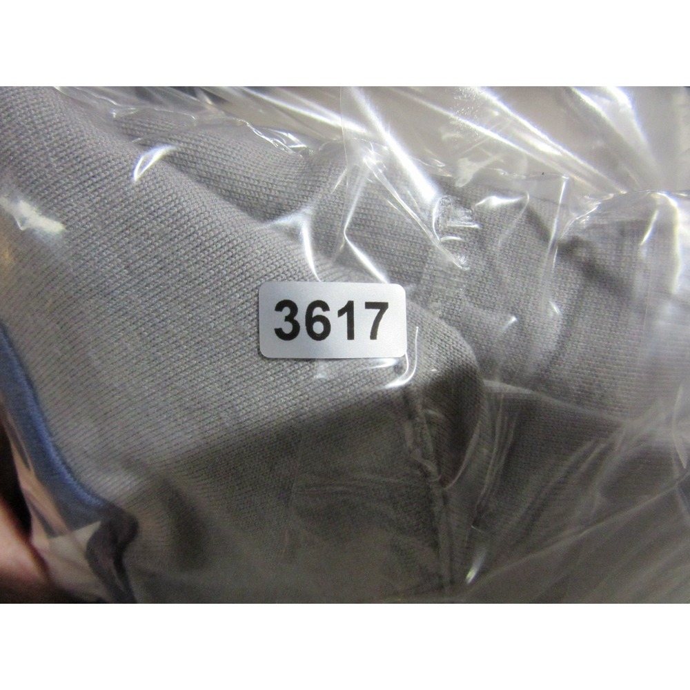 Smartwool Sweatshirt Mens XL Gray Super Fine Merino Wool 1/4 Zip Blue Accent - Picture 10 of 10